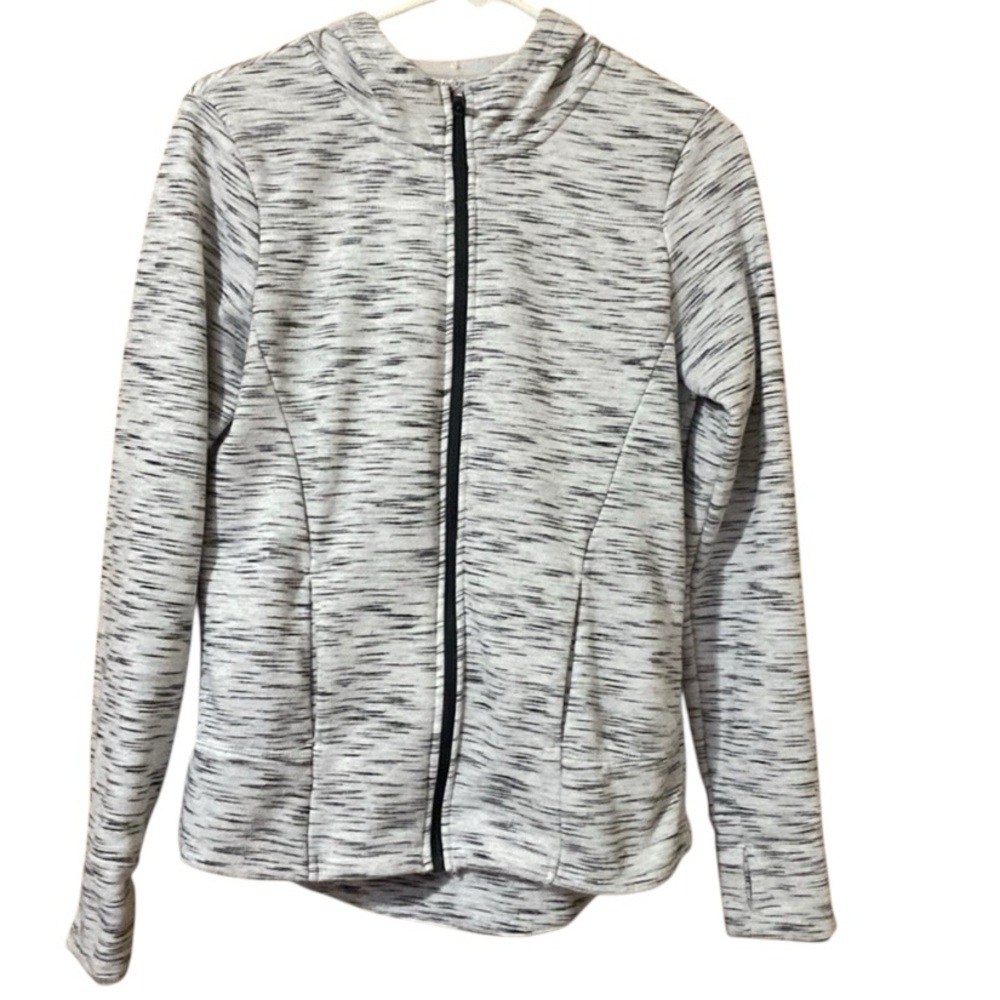 Danskin Now Athletic Hoodie Gray Medium